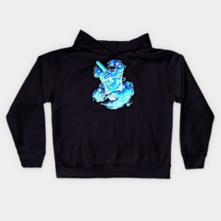 Angry Boba Tea Monster - Specter Kids Hoodie